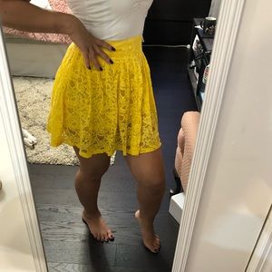 Yellow skirt